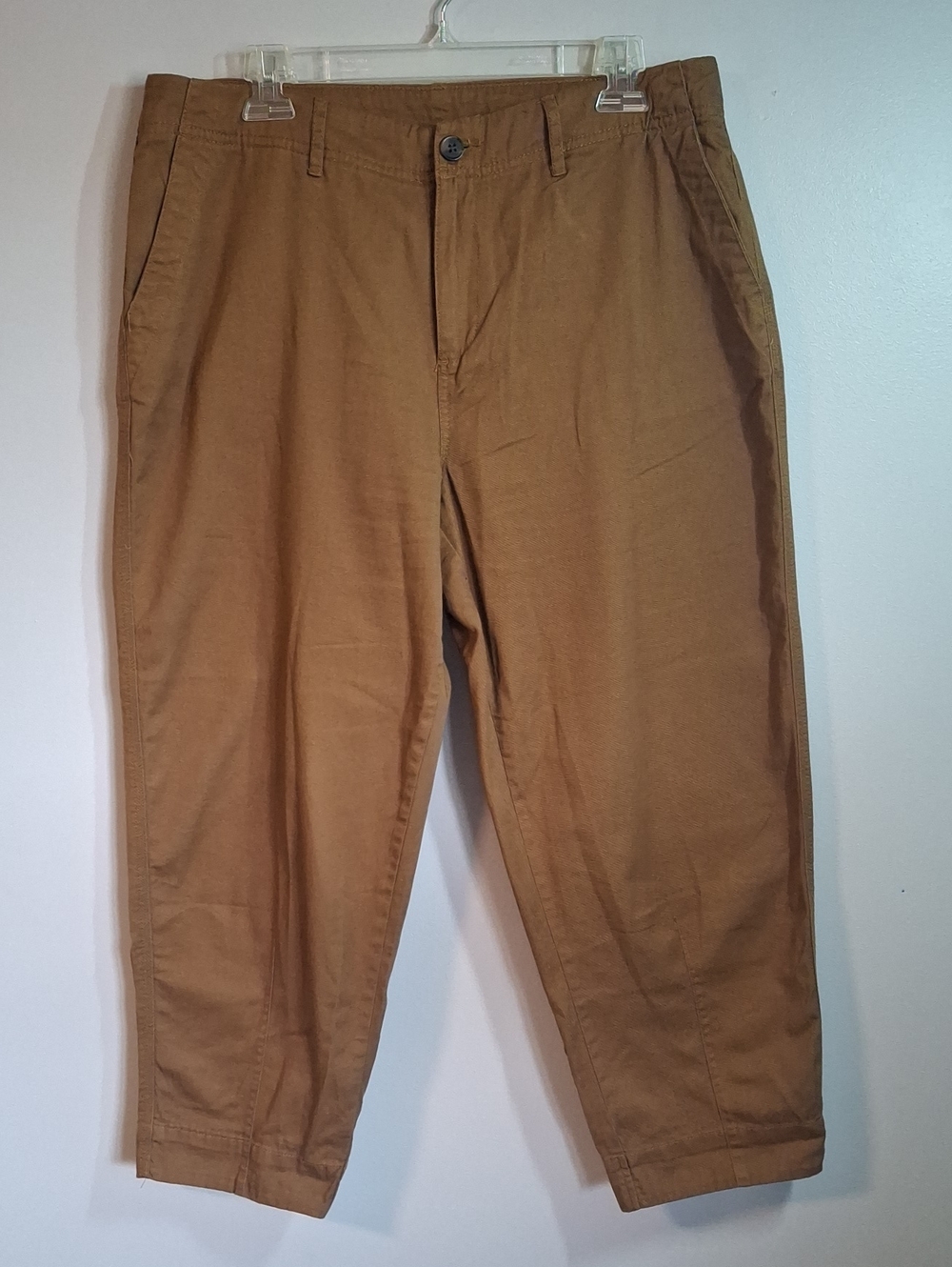 💥3/$20💥 Joe Fresh Brown Cotton Pants - Size 10 Inseam 25"